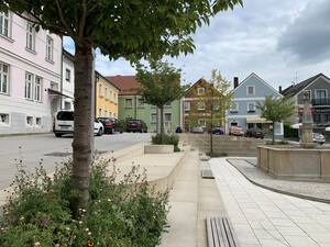 Stadtplatz Brunnen (Quelle: Land OÖ, Aistleitner)